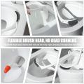 Swan Shaped Toilet Brush Set with Base and Long Handle Bathroom Accessories Easy to Clean Toilet. 