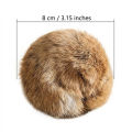 1/2/3/6pcs Rabbit Fur Ball Interactive Cat Toy Pet Product Containing Catnip Toy Ball Chasing Plush Toy Ball Cat Accessories 8cm.