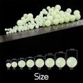 Luminous Beads Fishing Space Beans 4mm 5mm 6mm 100pcs/bag Lure Light Glowing Float Balls For Outdoor Fishing Tackles.