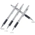 Metal Mechanical Pencil set with pencil grip Leads Art Drawing Student Office Supplies 0.5/0.7/0.9/2.0mm Automatic Pencil. 