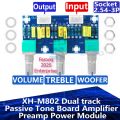 XH-M802 Passive Tone Volume Bass Treble Control Board Preamplifier Module. 