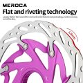 MEROCA Ultralight Center Lock Bicycle Brake Rotor With heat sink 140/160mm 1.8mm Thickness For Road Bike and MTB Brake Rotor. 