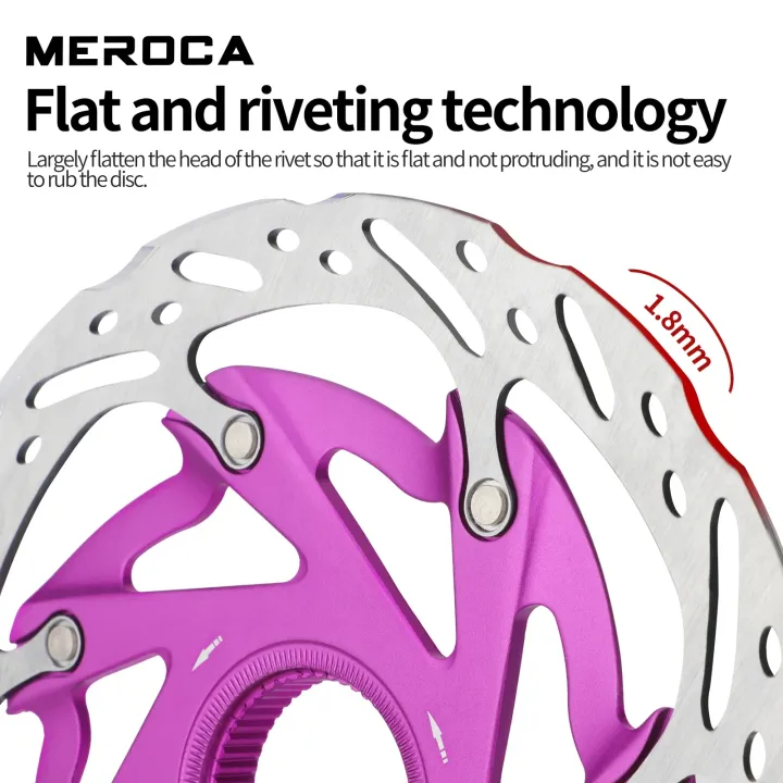 MEROCA%20Ultralight%20Center%20Lock%20Bicycle%20Brake%20Rotor%20With%20heat%20sink%20140/160mm%201.8mm%20Thickness%20For%20Road%20Bike%20and%20MTB%20Brake%20Rotor%20-%20Image%203
