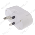 European EU To UK Plug Adapter Standard Euro 250V EU Plug To UK Electrical Socket Power Adapter Electrical Socket Outlet.