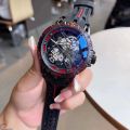 Luxury 3D Creative Quartz Men Watches 2025 AAA Cool 49mm Big Dial Rubber Strap Waterproof Original Wristwatch Relogio Masculino. 