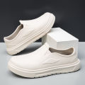 Chef shoes four seasons new non-slip oil-resistant plus size business men's EVA shoes fashion comfortable soft-soled rain boots.