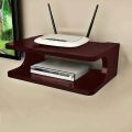 Top Box Stand TV Stand WiFi Router Rack Wall Shelf for Living Room Stylish Hanging Rack Organizer. 