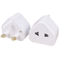 EU US 2 Pin To UK 3 Pin Plug AC Universal Adapter Travel Converter British G Type Standard Input Plug 5A Fuse.