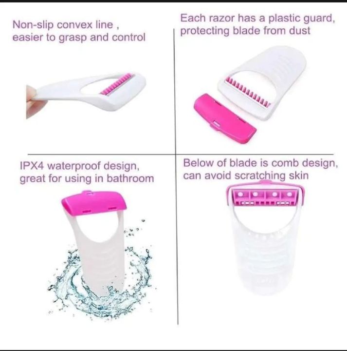 Baby shaver trimer for women pack of 6