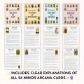 TAROT GUIDEBOOK 78 CARD DECK GUIDEBOOK: A Guide to Psychic Tarot Reading Book English Book. 