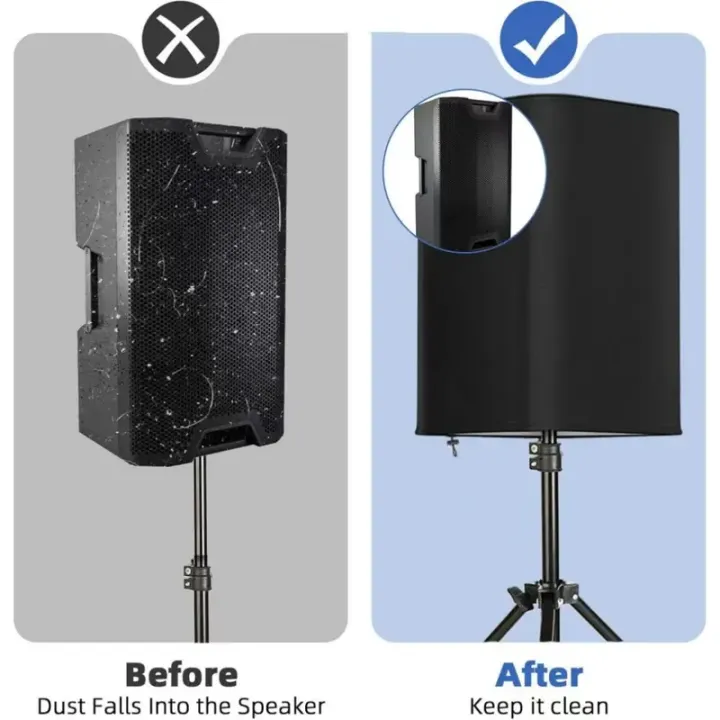 1pcs%20Durable%20All-Weather%20Speaker%20Cover%20-%20Waterproof,%20Dustproof%20&%20Sun-Resistant%20Polyester%20for%20Indoor/Outdoor%20Use,%20Black%20-%20Image%204
