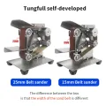 Belt Grinding Machine Electrical Polisher Machine Sharpening Machine Bench Grinder Variable Speed Mini Belt Sander Metal Sander. 