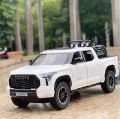 1/24 Tundra Alloy Pickup Car Model Diecast & Toy Metal Off-Road Vehicles Car Model Sound and Light Collection. 