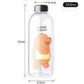 Water Bottles Cute Panda Bear Cup 1000ml With Straw Transparent Cartoon Water Bottle Drinkware Frosted Leak-proof Protein Shaker. 