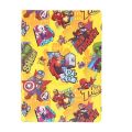 Marvel colored sticky notes,. 