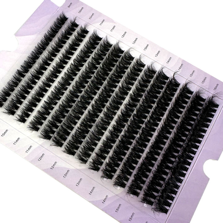14%20Rows%205D%20Fluffy%20Cluster%20Lashes%2060D/80D/100D/140D/160D%20Thick%20Eyelash%20D/DD%20Curl%209-16mm%20Mix%20Individual%20Lashes%20DIY%20Lash%20Extensions%20-%20Image%206