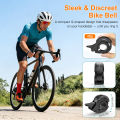 Tavaler New Upgrade Bicycle Bell 110dB Max Crisp PC Waterproof Anti-Slip Textured Safety Road Scooter MTB Outdoor Bike Accessory.