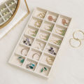 Velvet Jewelry Box Display Tray Drawer Storage Jewellery Holder For Ring Earrings Necklace Bracelet Soft Velvet Organizer Case. 