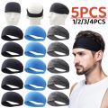 Quick Drying Yoga Headband Elastic Sports Headbands Sweat Absorption Workout Headband Anti-slip Breathable Sweatbands for Run.