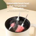360° Rotating Electric Baby Bottle Brush Set Silicone NippleCleaner BPA-Free Infant Cleaning Tool with Egg Beater Function.