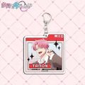 Tamon's B-Side Acrylic Keychain Tamon Fukuhara Utage Kinoshita Anime Pendant Car Key Chain Bag Charm Otaku Fans Collection . 