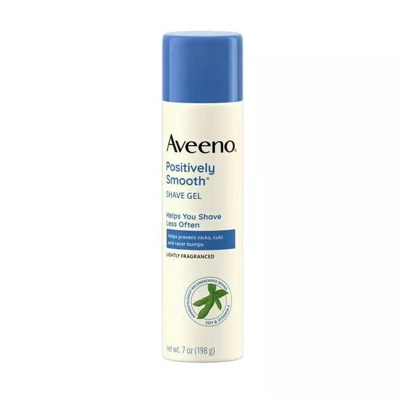 Aveeno Positively Smooth Shave Gel With Soy, Aloe & Vitamin E 198 gm
