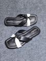 Ladies Regular Use Fashionable Flat Sandals - Girls Slim Fit Slips On Slippers | Four Fita.