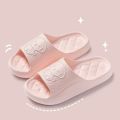 Cute Couple Pillow Slippers Female Summer Wear 2024 New Bathroom Bath Non-slip Indoor Home Eva Thick Bottom Sandals. 