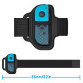 NS Switch Leg Strap for Joy-Con Controller Fit Nin-tendo Switch Sport Game Adventure Game Shootout Mode Kicking Motions.