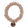 3pcs Full Beads Hair Tie Crystal Hair Ties Elastic Hair Scrunchies Faux Pearl Hair Ropes Ponytail Holders Hair Accessories For W. 