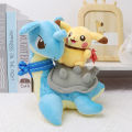 Cute Pokemon Riding Plush Toys Latias Latios Lapras Pikachu Soft Stuffed Doll Kids . 