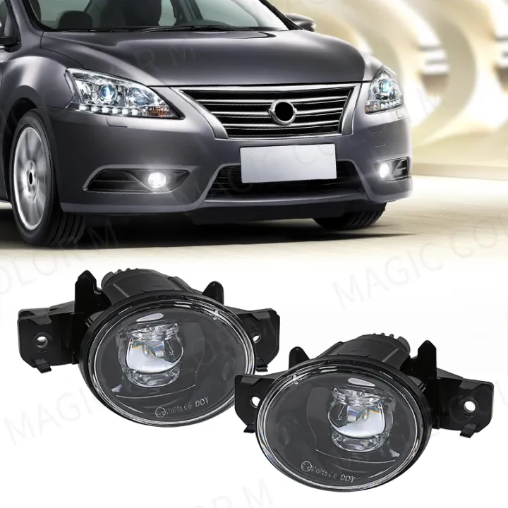 2Pcs%20Car%20Fog%20Lamps%20Front%20Bumper%20Daytime%20Running%20Lights%20DRL%20For%20Nissan%20X-Trail%20Altima%20Sylphy%20Almera%20QASHQAI%20March%20Pathfinder%2012V%20-%20Image%207