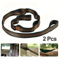 2Pcs High Bearing Capacity Hammock Straps 600lbs Breaking Strength Polyester Hammock Belt Rope 5 Ring Correias De Poliéster.