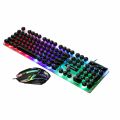 Gaming Keyboard White Color G21 RGB Lighting Keyboard - Elevate Gaming Setup With Stylish White Rgb Gaming Keyboard For PC.