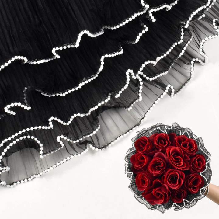 Wave%20Yarn%20Flower%20Wrapping%20Paper%20Pleated%20Yarn%20Florist%20Bouquet%20Packaging%20Lace%20Mesh%20Diy%20Flowers%20Gift%20Wrapper%20Supplies%2028Cmx4.5M%20-%20Image%204