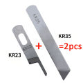 KR23 KR35 Upper /Down Knife Blade For Industrial Sewing Machines Tungsten Steel Fit For Siruba 737 747 757 Pegasus 700-3 700-4. 