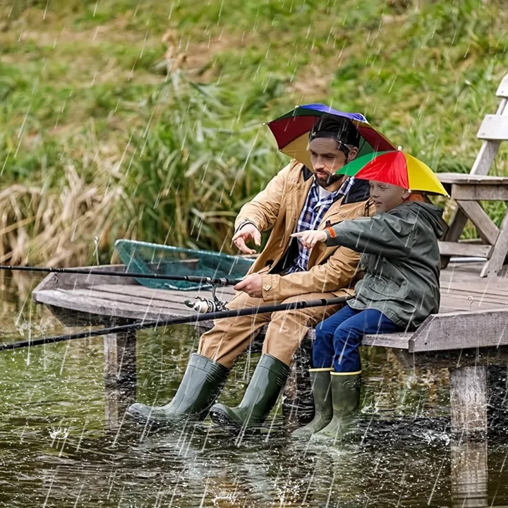 Foldable%20Headwear%20Umbrella%20Portable%20Waterproof%20Fishing%20Hat%2055CM%20Hands-Free%20Rain%20Hat%20For%20Hiking%20Camping%20%20Umbrella%20Adult%20-%20Image%205