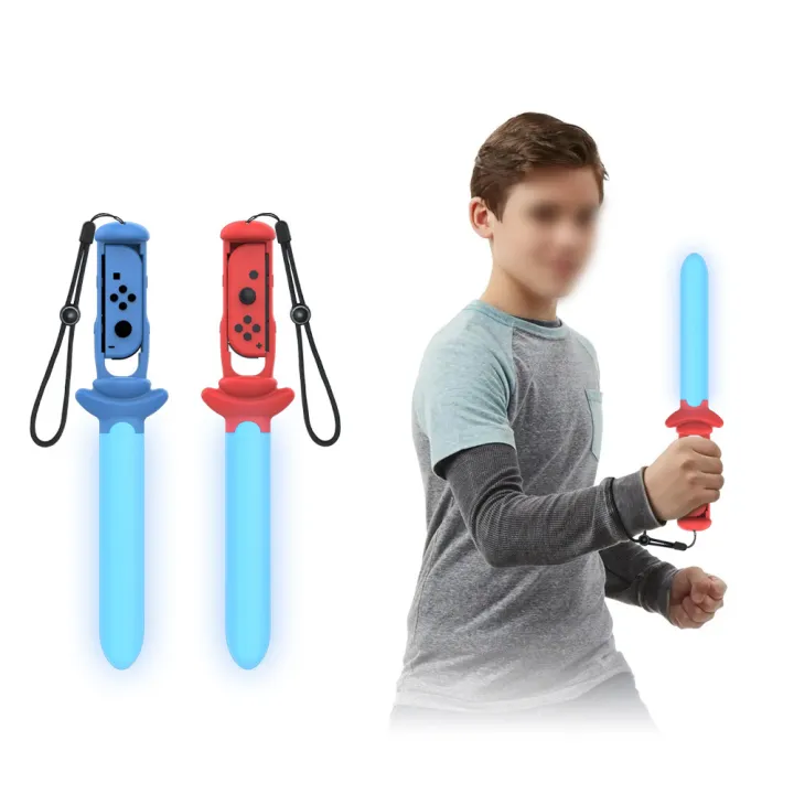 TNS-2109%20LED%20Glow%20Sword%20for%20Switch/OLED%20Joy-Con%20Controllers%20%E2%80%93%20For%20The%20Legend%20of%20Zelda:%20Skyward%20Sword%20&%20Switch%20Sports,%201-Pack%20-%20Image%202