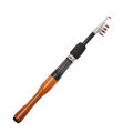 Telescopic fishing rod with cork handle carbon fiber portable fishing rod tool accessories outdoor throwing fishing. 