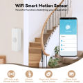 Tuya WiFi PIR Motion Sensor Smart Home Human Body Infrared Detector Security Smart Life Works With Alexa  Home. 