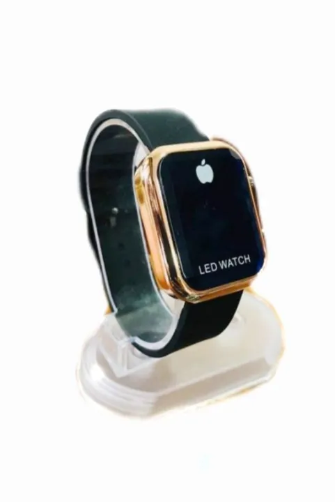 Apple%20Led%20Square%20Plated%20Watch%20For%20Smart%20Girls%20&%20Mens%20-%20Image%202