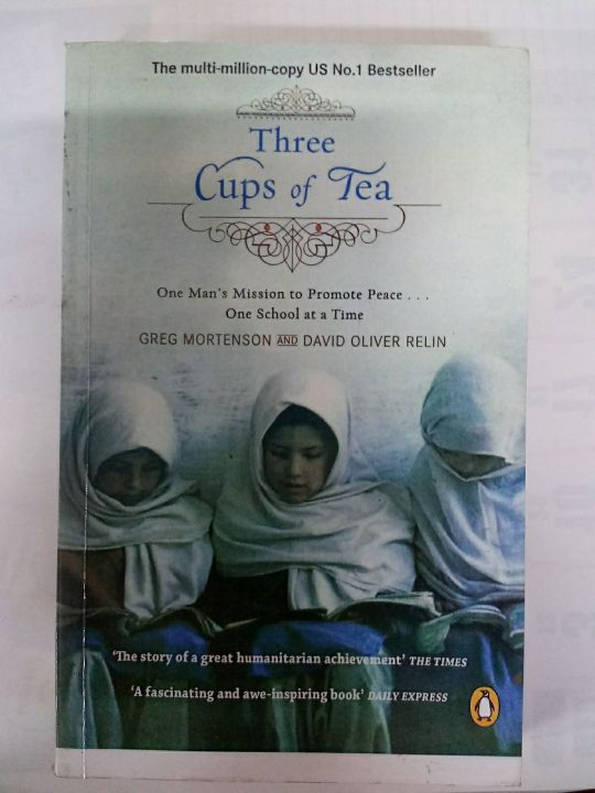 THREE CUPS OF TEA BY GREG MORTENSON.
