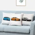 Big Hug Pattern Printed Peachskin Pillow Case Kawaii Pillowcases for Bedroom Cafe Sofa Decor Cushion Cover Home Decoration Gifts. 