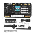 DJ Controller for Kids DJ Disc Player Electronic Keyboard  DJ Mixer Table with  Microphone Dynamic Lighting Effects. 