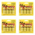 NEW Fly Sticky Paper Strip Strong Glue Double Sided Flies Paper Strips Flying Insect Bug Mosquitos Catcher Roll Tape. 
