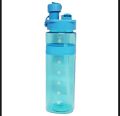 2 In 1 Water Bottle With Straw 100% BPA Free Made With Food Grade Plastic 700 Ml. 