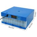 Automatic Egg Incubator, 64 Eggs LED High-Efficiency Automatic Egg Turning & Temperature Control, Automatic Ventilation Egg Incubators for Hatching Chicken Duck Goose Birds. 