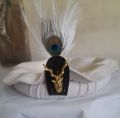 Original Chitrali cap for man handmade with Markhor and feather. 