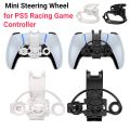 For PS5 Racing Game Controller Wheel 3D Printed Mini Handle Steering Wheel For PS5 Controller Simulates Car Steering Wheels. 