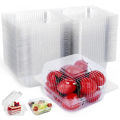 100Pcs Cake Slice Boxes Reusable Cupcake Slice Container with Lid Stackable Clear Square Single Dessert Box Triangular Sandwich. 